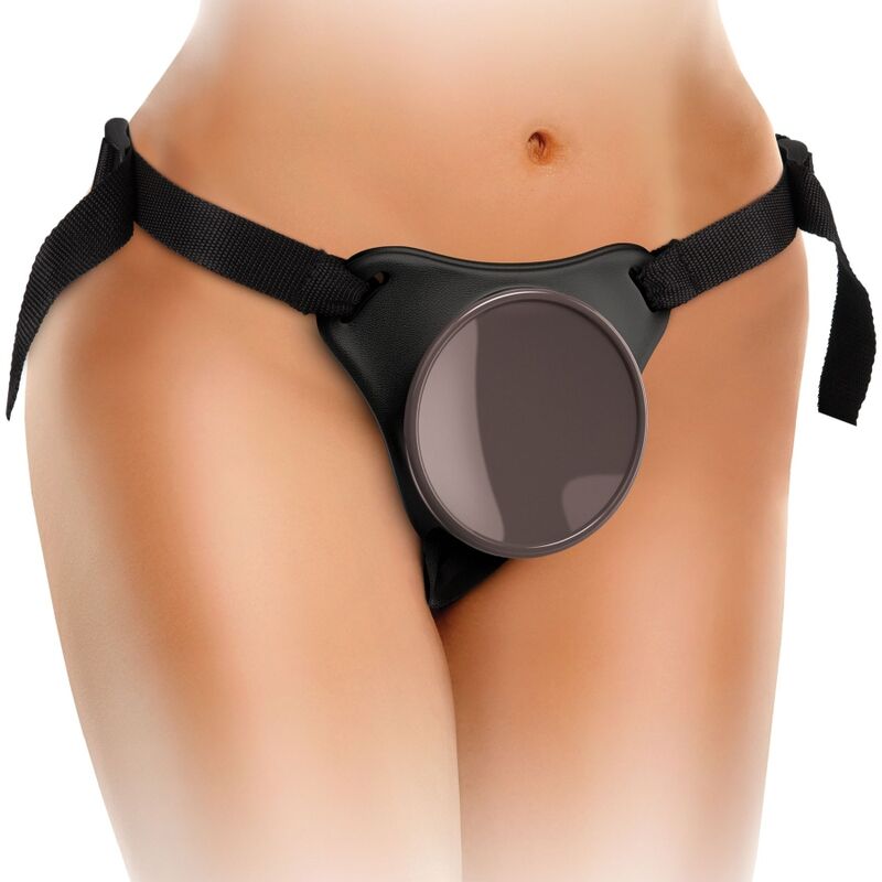 Kit harnais réglable deluxe avec anneau testicules et gode 20,3 cm — KING COCK