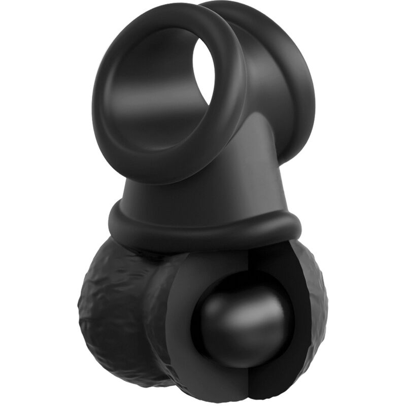 Kit harnais réglable deluxe avec anneau testicules et gode 20,3 cm — KING COCK