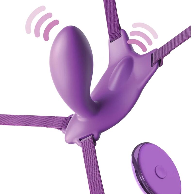 Harnais papillon G-spot vibrant télécommandé — FANTASY FOR HER