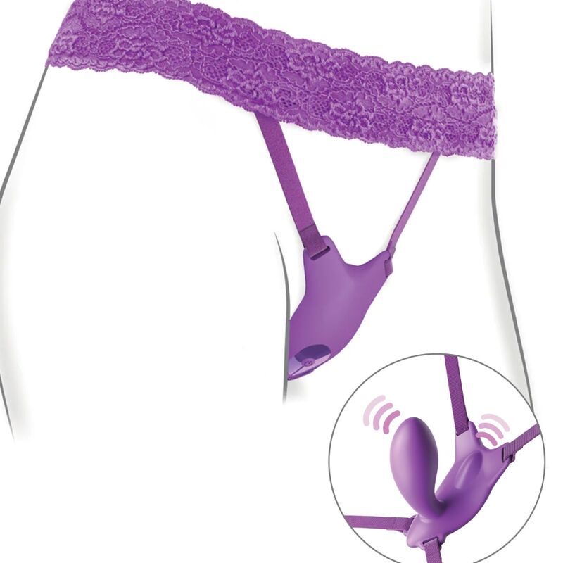 Harnais papillon G-spot vibrant télécommandé — FANTASY FOR HER