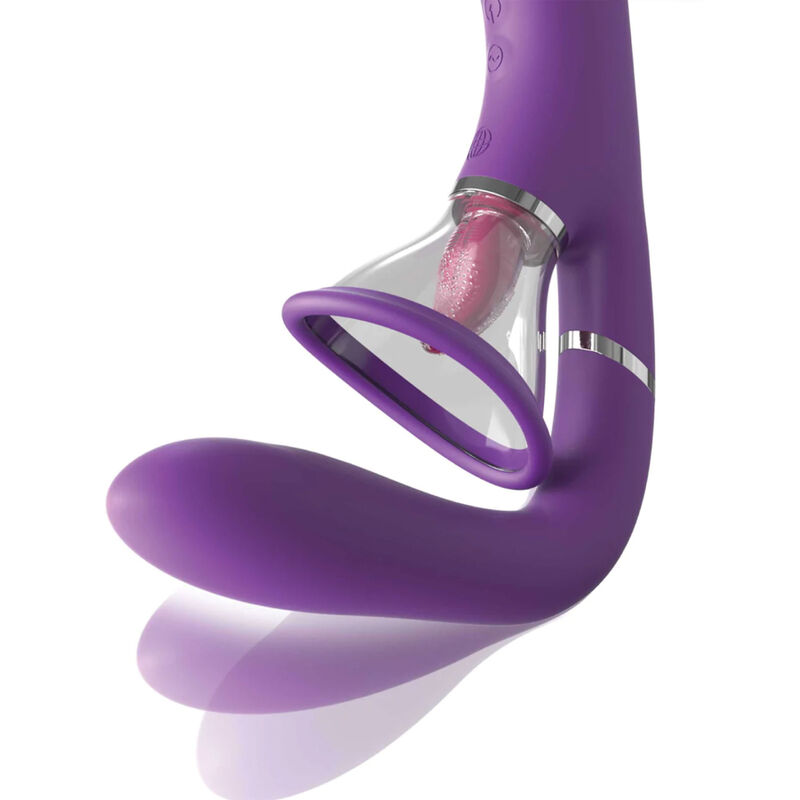 Double stimulateur point G et clitoris avec succion — FANTASY FOR HER