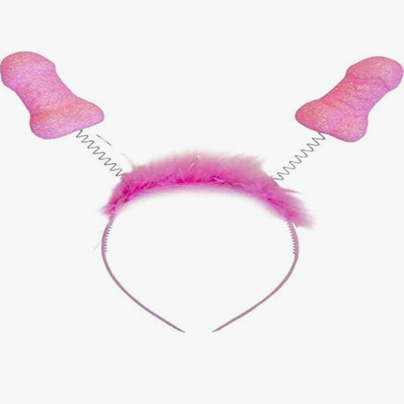 Kit de 6 serre-têtes antennes rose pailletées — Diablo Picante