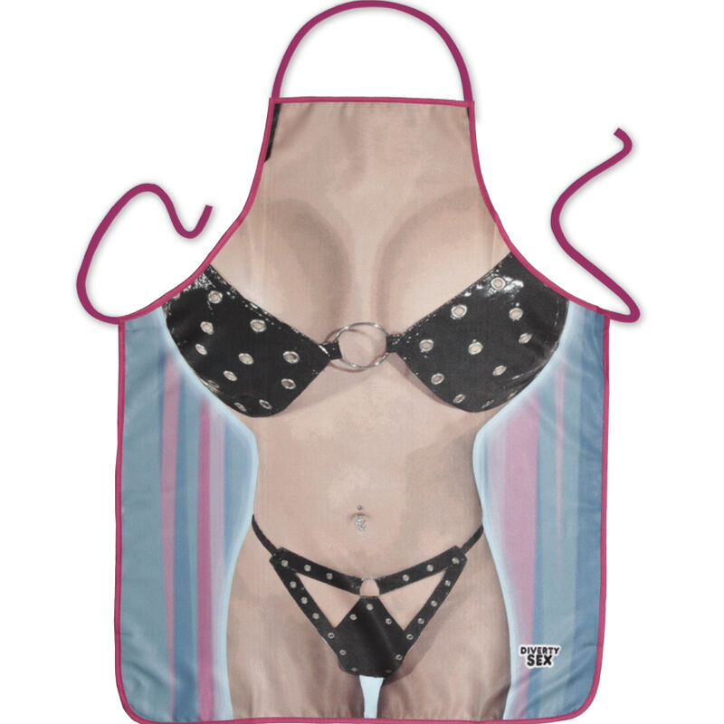 Tablier bikini femme à illustrations coquines — DIABLO PICANTE