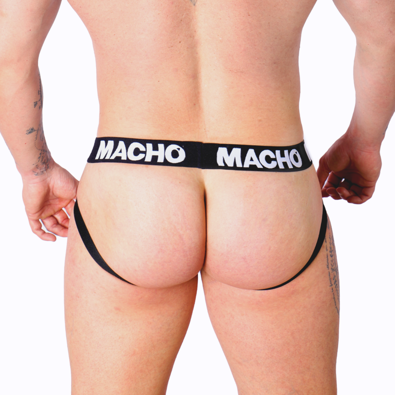 Jockstrap semi-transparent blanc — MACHO UNDERWEAR