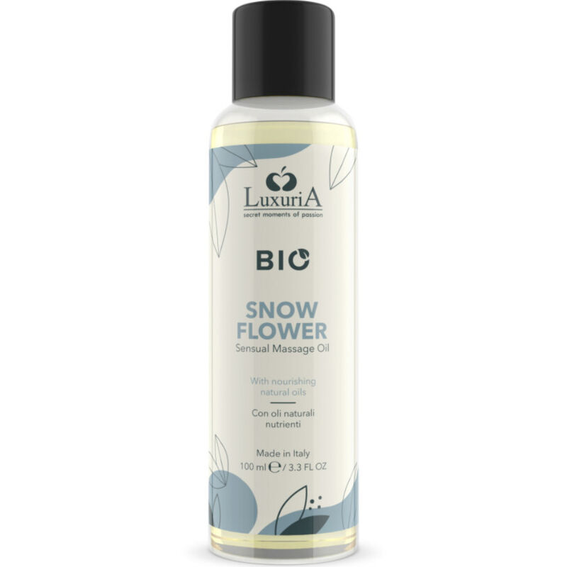 Huile de massage bio fleur des neiges — INTIMATELINE LUXURIA