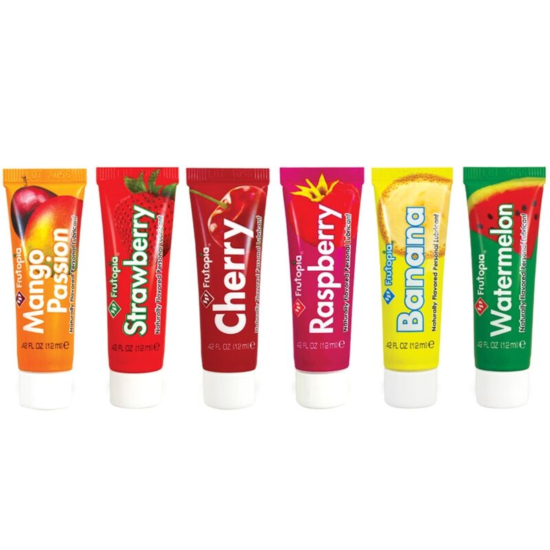 Assortiment de lubrifiants fruités 5 x 12 ml — ID FRUTOPIA