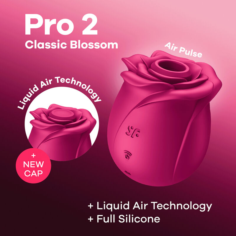 Vibrateur à ondes de pression fleur classique pro 2 — Satisfyer Air Pulse