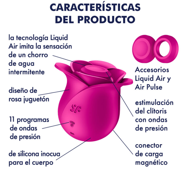Stimulateur clitoridien à ondes de pression fleur moderne Pro 2 — SATISFYER AIR PULSE