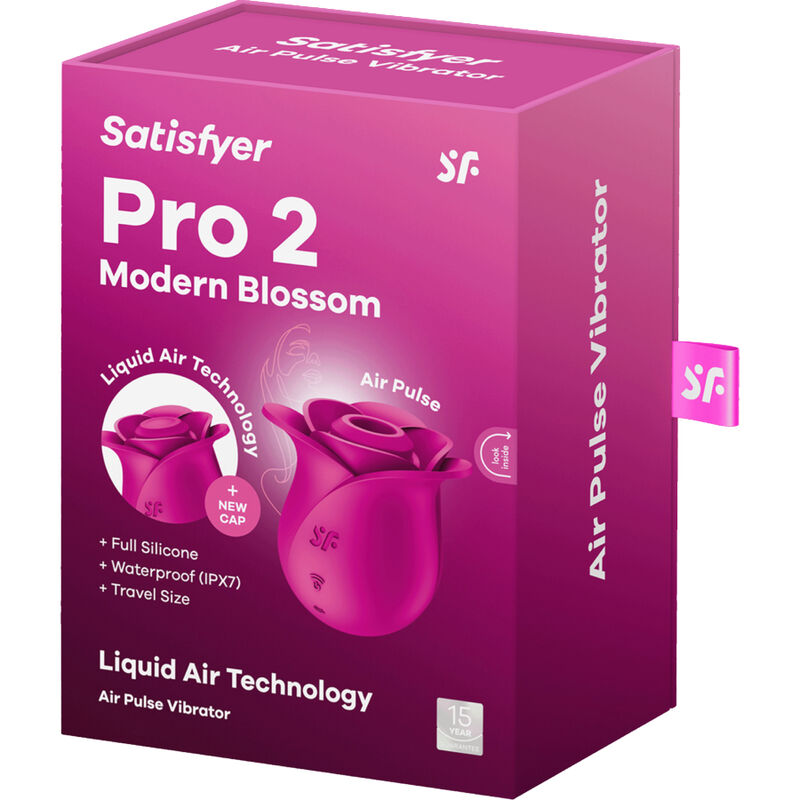 Stimulateur clitoridien à ondes de pression fleur moderne Pro 2 — SATISFYER AIR PULSE