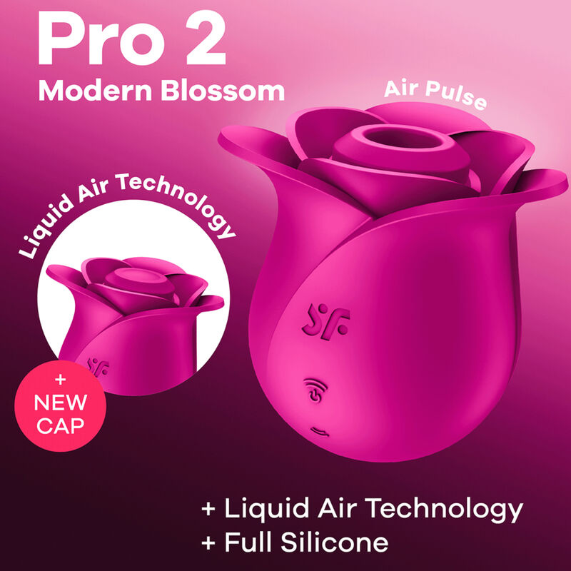 Stimulateur clitoridien à ondes de pression fleur moderne Pro 2 — SATISFYER AIR PULSE