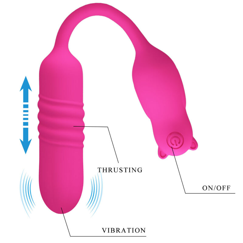 Balle vibrante en silicone rose — PRETTY LOVE FLIRTATION