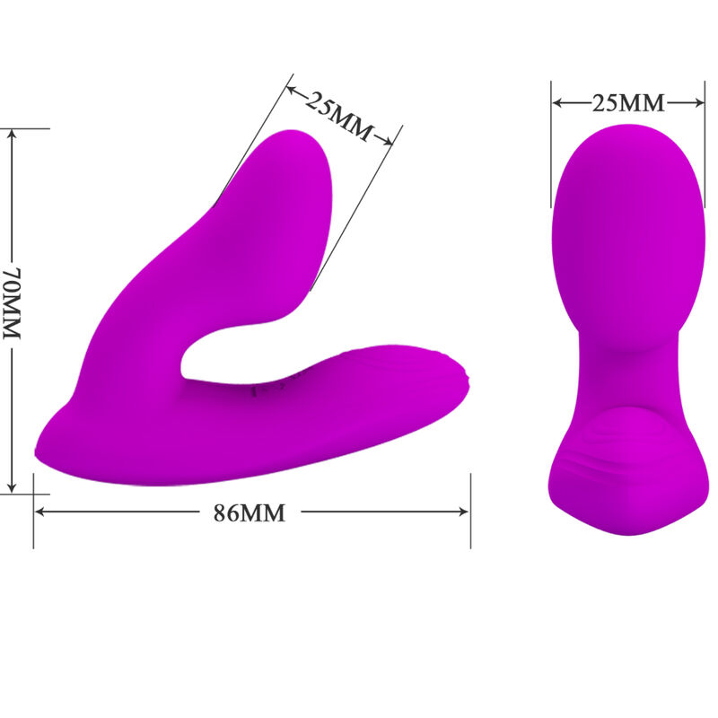 Masseur double stimulation clitoris et point G — PRETTY LOVE