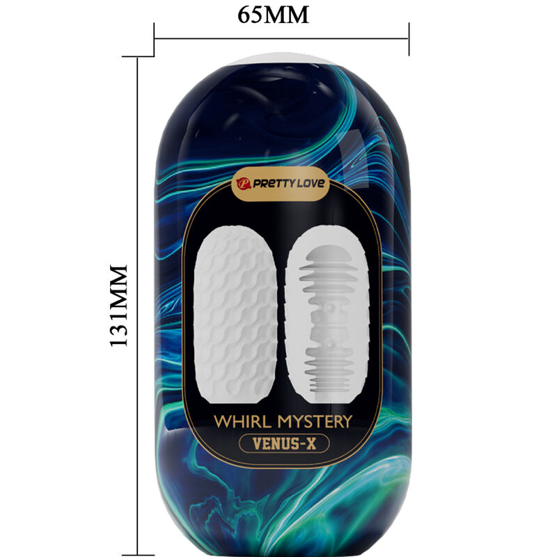 Triple-Tunnel Egg Masturbator — Pretty Love Male