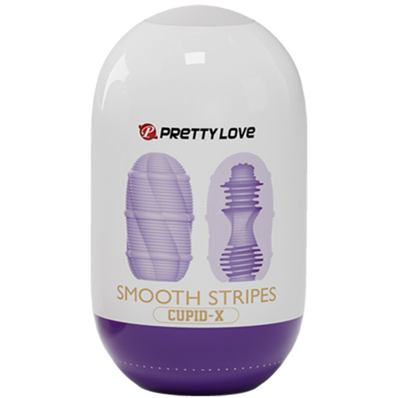 Œuf masturbateur Cupid à rayures lisses — PRETTY LOVE MALE