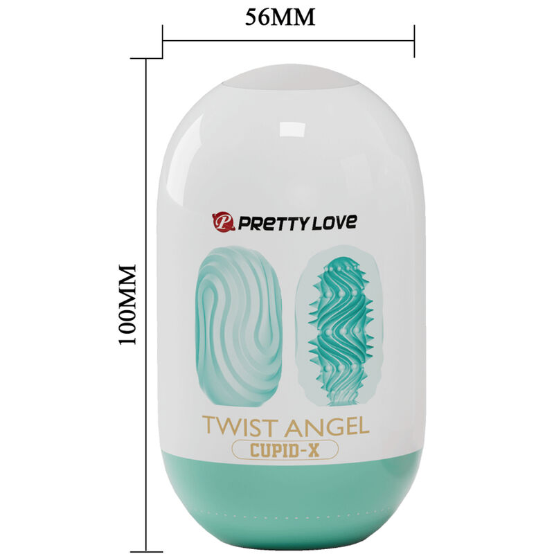 Oeuf masturbateur twist triple sensations Cupidon — PRETTY LOVE MALE