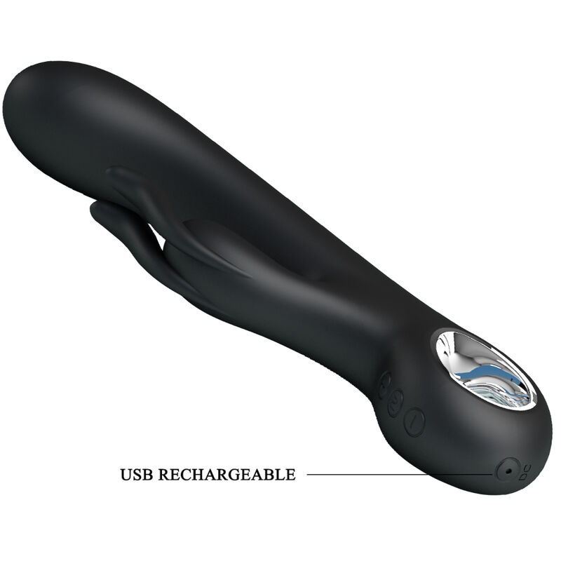 Vibrateur lapin double stimulation chauffant — PRETTY LOVE