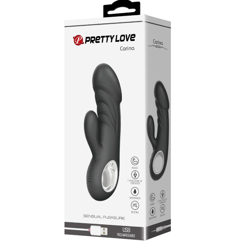 Stimulateur double point G et clitoris en silicone — PRETTY LOVE