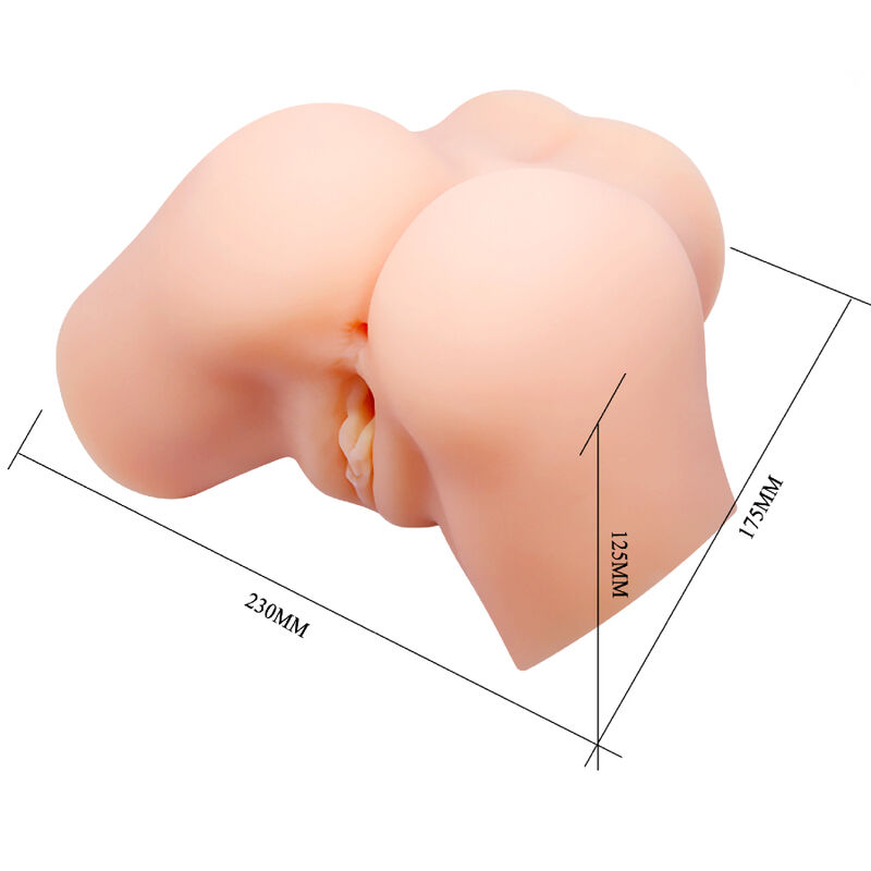 Masturbateur double stimulation réaliste Samantha — CRAZY BULL
