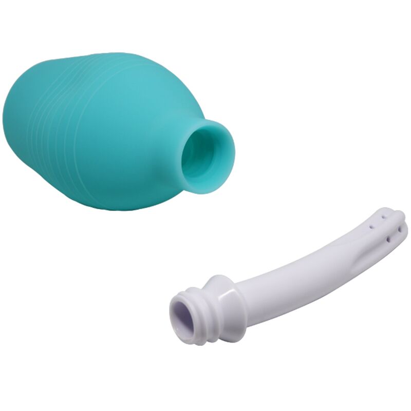 Douche anale en caoutchouc bleu — MR PLAY