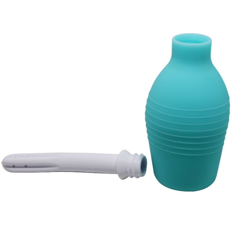 Douche anale en caoutchouc bleu — MR PLAY