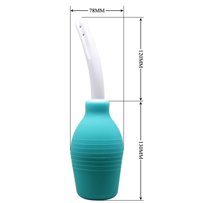 Douche anale en caoutchouc bleu — MR PLAY