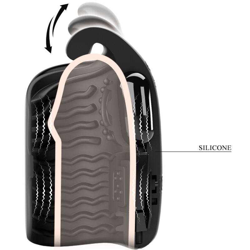 Masturbateur manuel vibrant rechargeable pour gland — PRETTY LOVE MALE