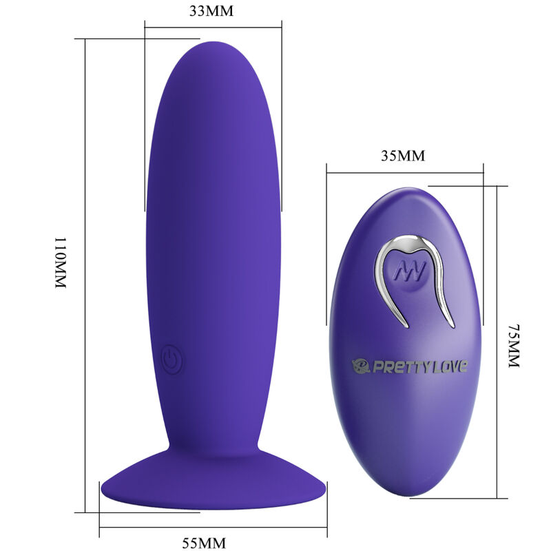 Plug anal vibrant télécommandé — Pretty Love Youth