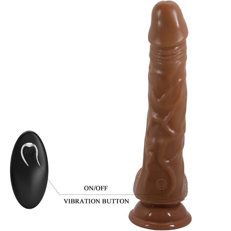 Vibrateur réaliste ventouse télécommandée — BAILE DILDOS