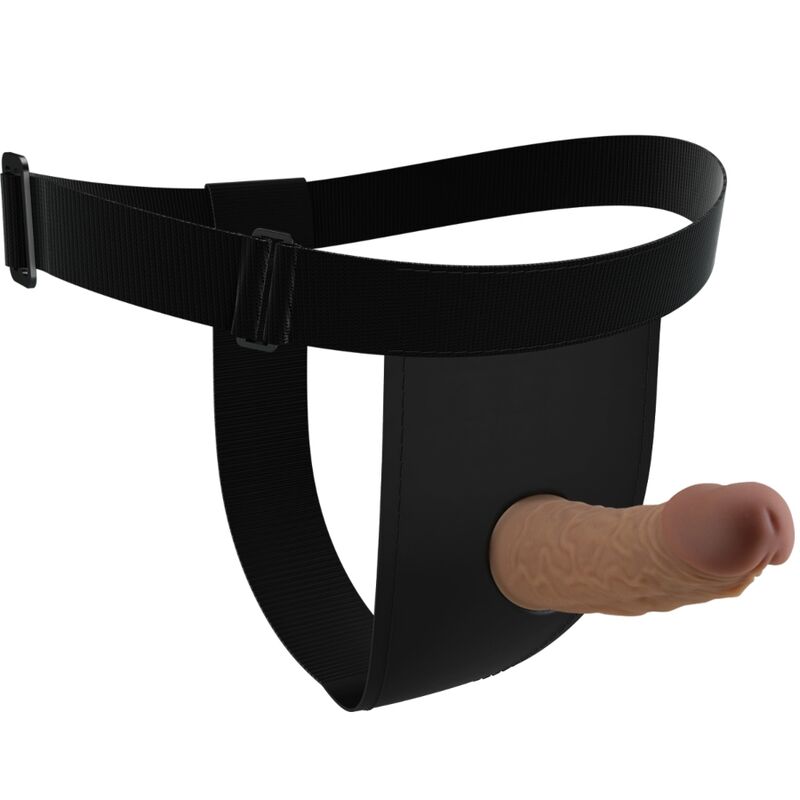 Harnais ceinture réglable avec gode en silicone — PRETTY LOVE