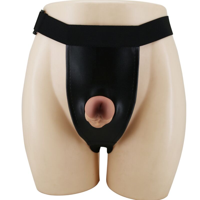 Harnais ceinture réglable avec gode en silicone — PRETTY LOVE