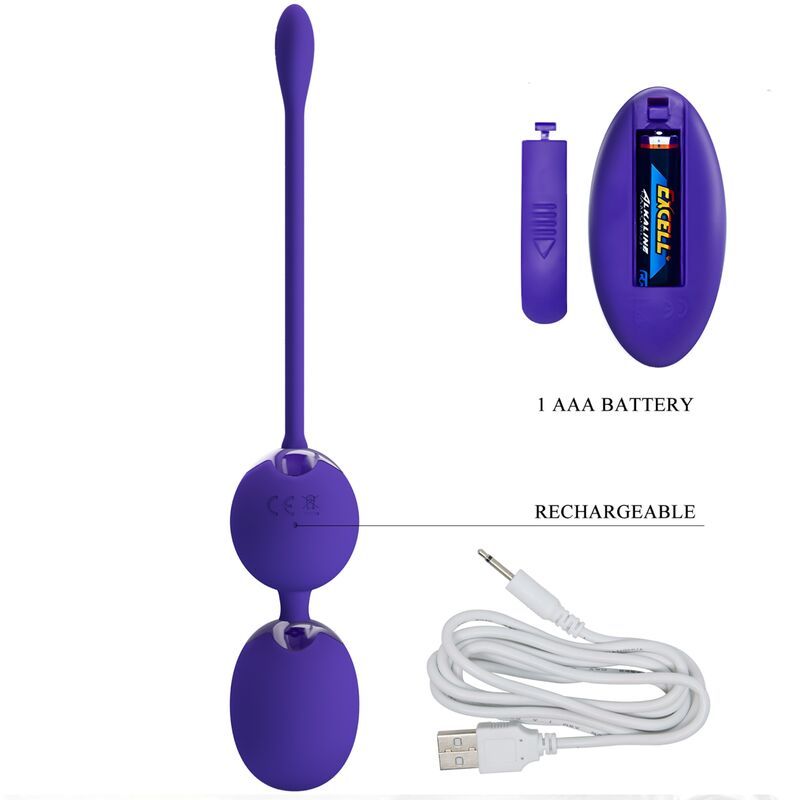 Balles de geisha vibrantes télécommandées — PRETTY LOVE LED