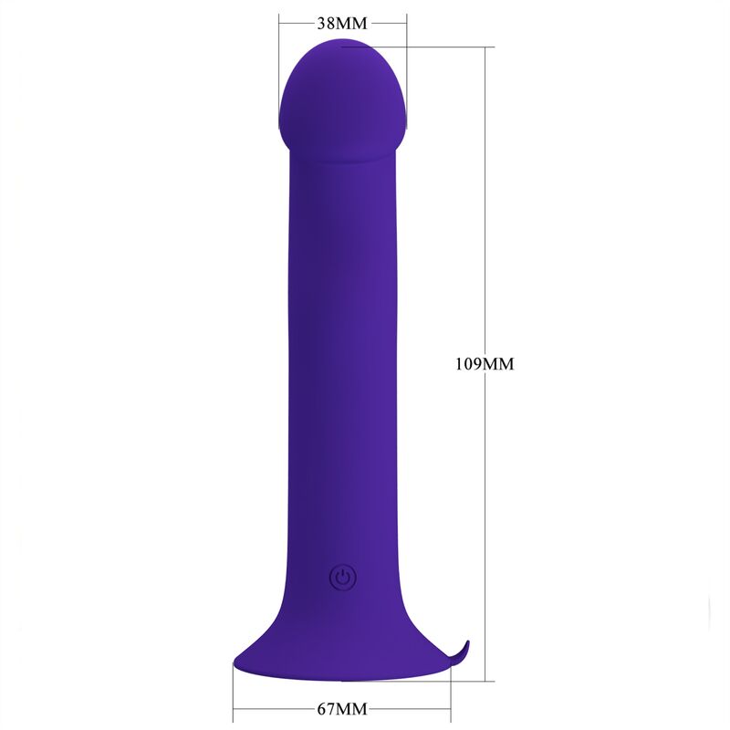 Gode vibrant et ondulatoire rechargeable — PRETTY LOVE LED