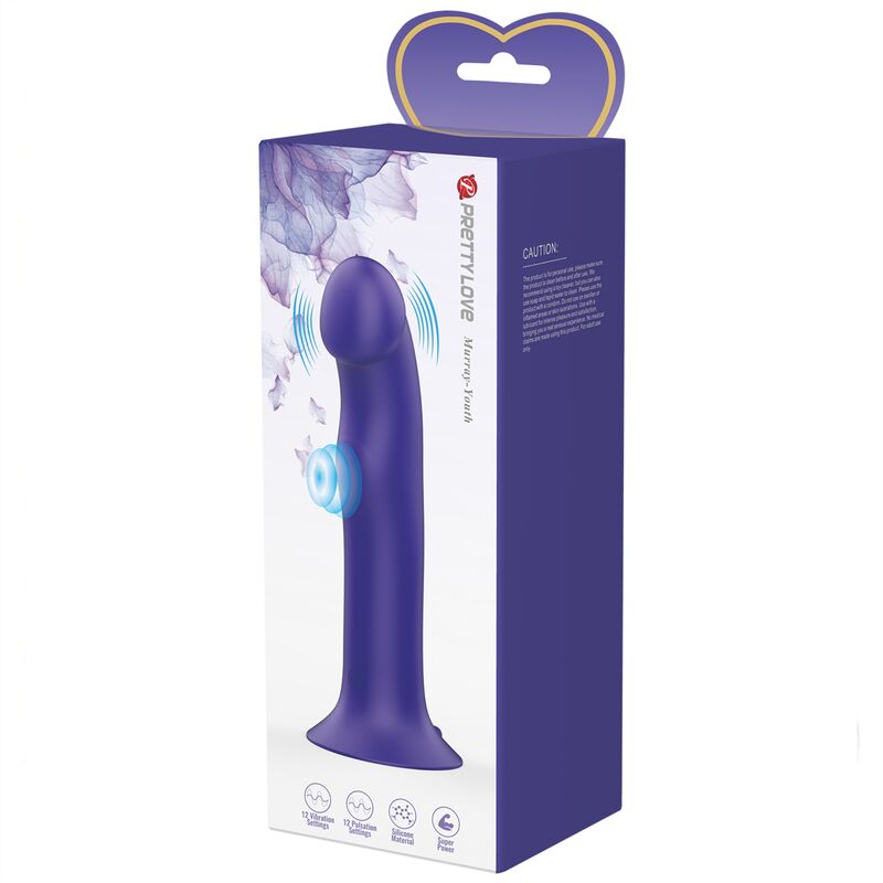 Gode vibrant et ondulatoire rechargeable — PRETTY LOVE LED