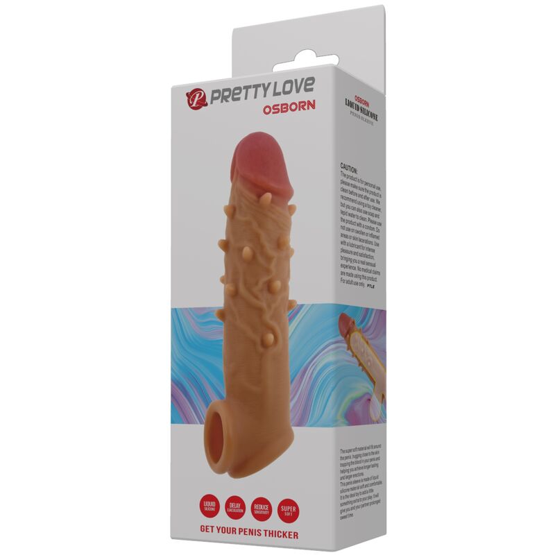 Extension pénienne texturée ultra-réaliste — PRETTY LOVE MALE