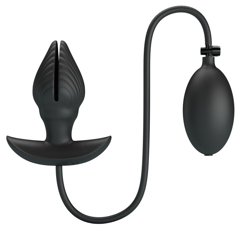 Plug anal gonflable vibrant rechargeable — PRETTY LOVE BOTTOM