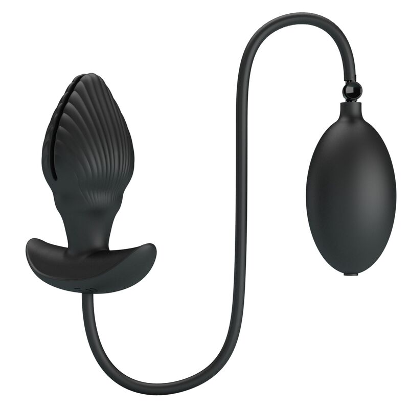 Plug anal gonflable vibrant rechargeable — PRETTY LOVE BOTTOM