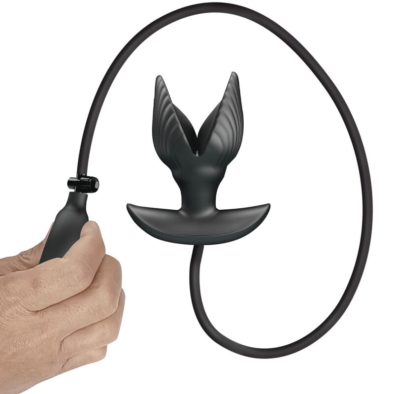 Plug anal gonflable vibrant rechargeable — PRETTY LOVE BOTTOM