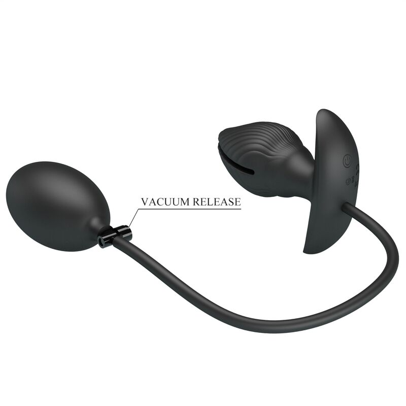 Plug anal gonflable vibrant rechargeable — PRETTY LOVE BOTTOM