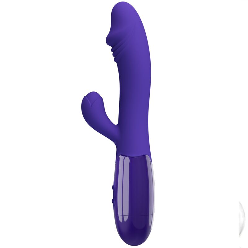 Double stimulateur vibrant point G et clitoris rechargeable — PRETTY LOVE LED