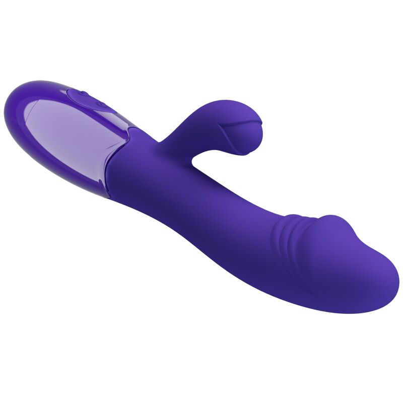 Double stimulateur vibrant point G et clitoris rechargeable — PRETTY LOVE LED