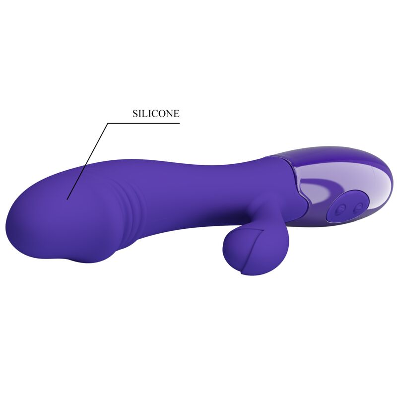 Double stimulateur vibrant point G et clitoris rechargeable — PRETTY LOVE LED