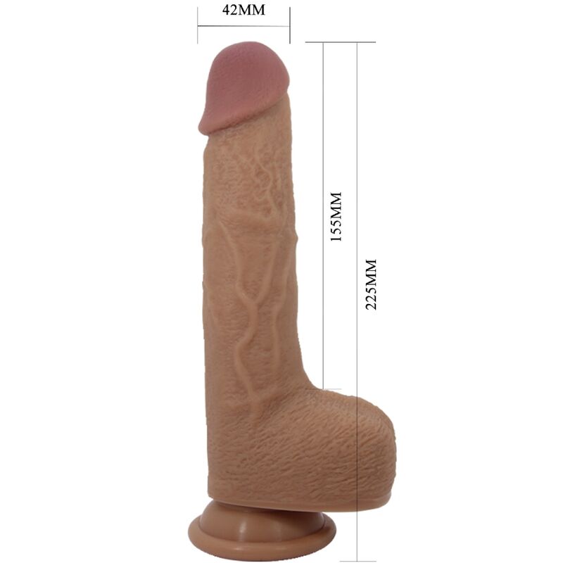 Gode vibrant réaliste avec ventouse et télécommande — PRETTY LOVE FLIRTATION