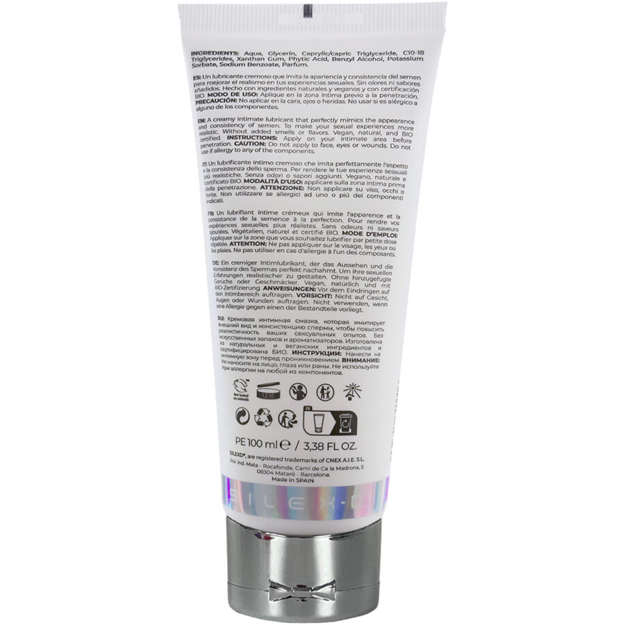 Lubrifiant crémeux bio effet naturel — SILEXD