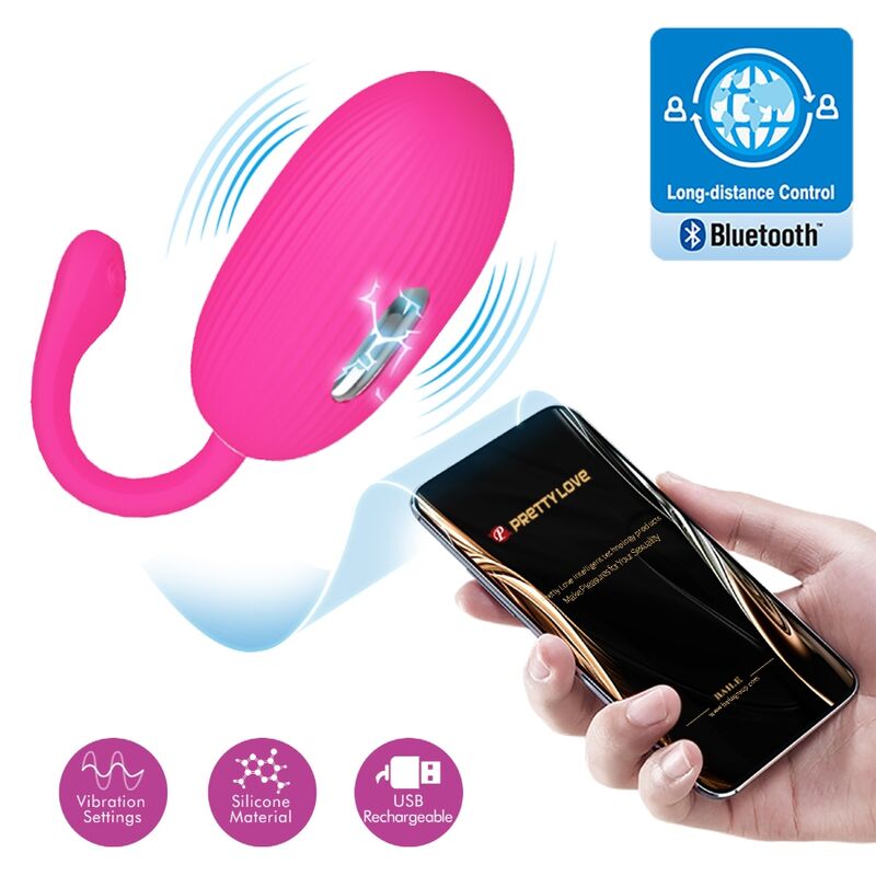 Œuf vibrant connecté télécommandé — PRETTY LOVE SMART