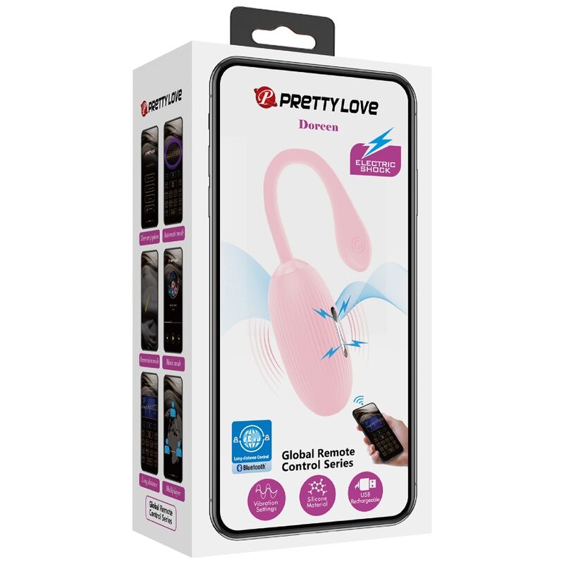 Œuf vibrant connecté rechargeable rose doré — PRETTY LOVE SMART