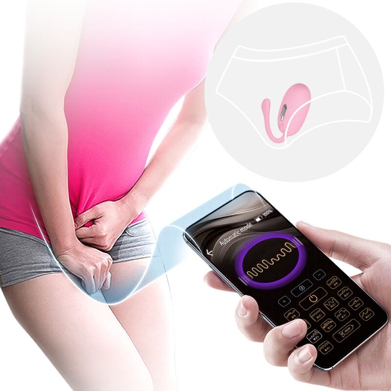 Œuf vibrant connecté rechargeable rose doré — PRETTY LOVE SMART