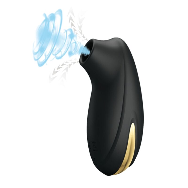 Masseur à succion rechargeable de luxe noir — PRETTY LOVE C-TYPE