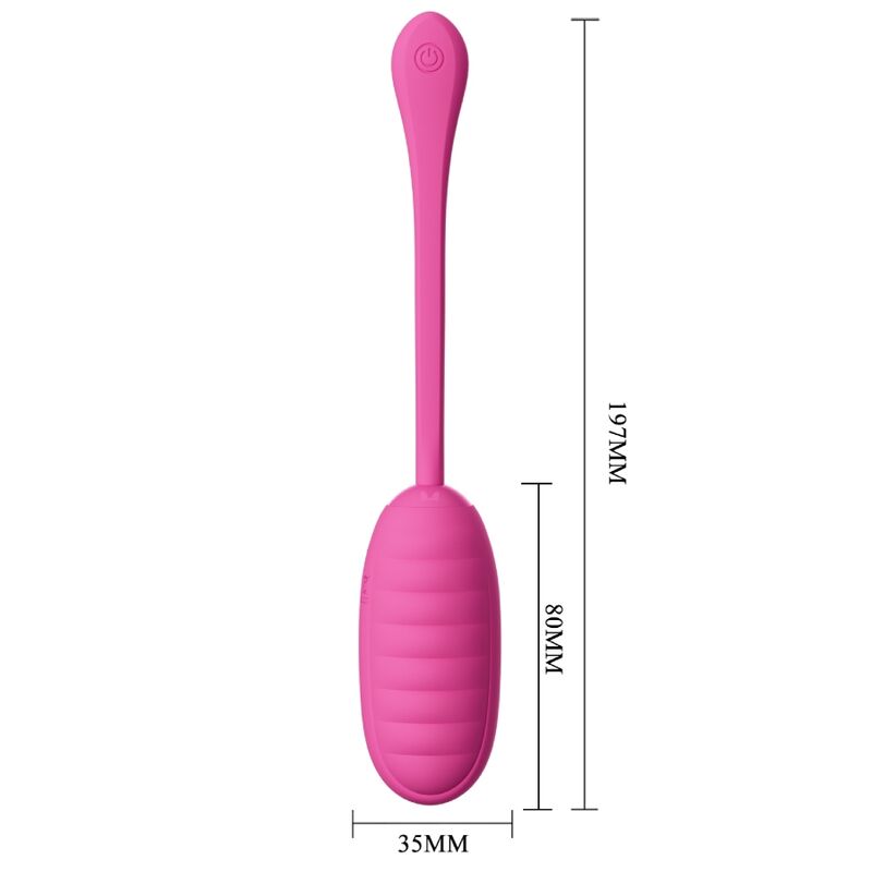 Œuf vibrant rechargeable Catalina rose avec application — PRETTY LOVE SMART