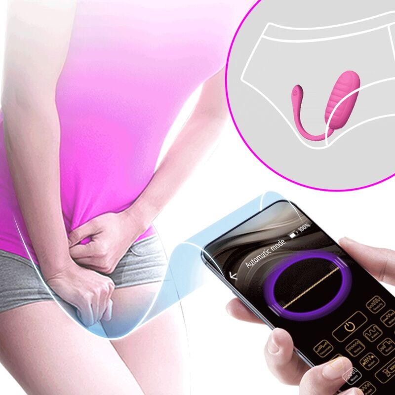 Œuf vibrant rechargeable Catalina rose avec application — PRETTY LOVE SMART