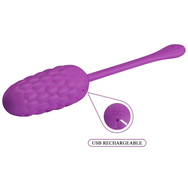 Œuf vibrant texturé rechargeable — PRETTY LOVE SMART
